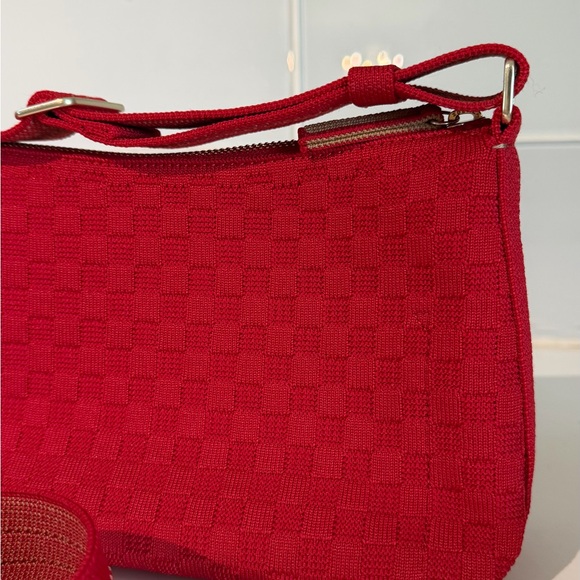 Rothy's Red Checker-Pattern Crossbody Bag - Picture 2 of 4